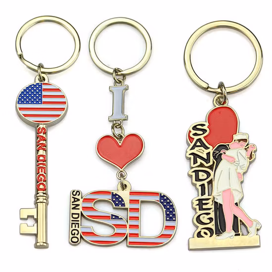 Wholesale Custom Logo Promotion Blank Car Brand Turbo Logo 3D Soft Hard Enamel Metal Steel Sports Anime Cartoon Gift Key Chain Ring Holder Designer Keychain