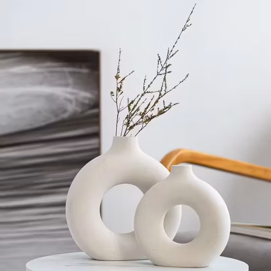 Merlin Living Nordic Vase Candle Holder Home Decoration Ceramic Vase